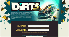 Desktop Screenshot of dirt3vipcodes.codemasters.com