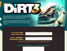 Tablet Screenshot of dirt3vipcodes.codemasters.com