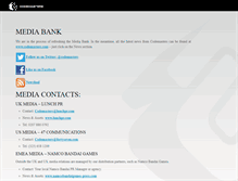 Tablet Screenshot of mediabank.codemasters.com